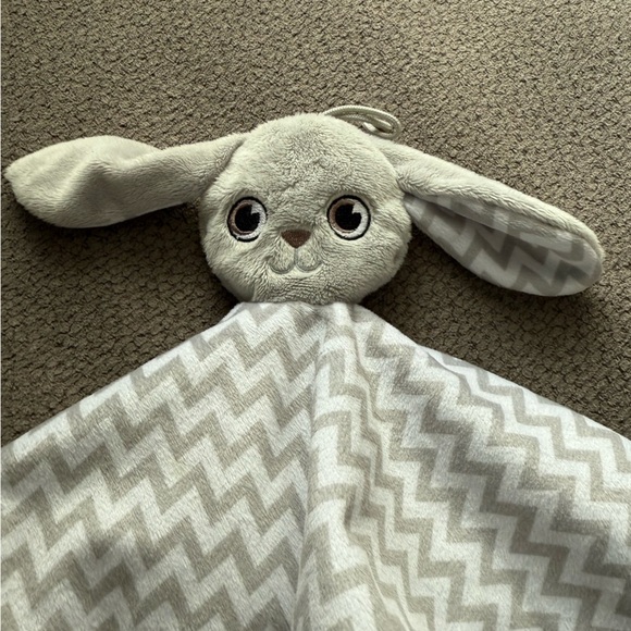 BooginHead‎ Pacifier Holder Stuffed Animal Pacifier Lovey Bunny Baby w/ Teether - Picture 2 of 6